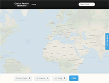 Tablet Screenshot of clarksfamilyvacations.com